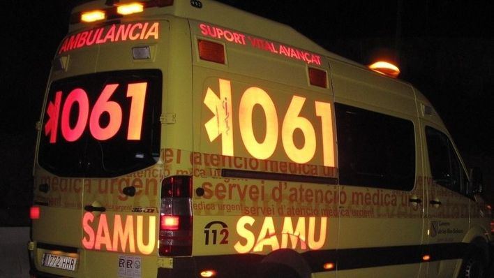 Un hombre y una mujer heridos en un accidente de moto en la carretera de Pollença hacia Lluc