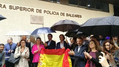 Respaldo policial en Palma a los compañeros de Barcelona: 'Los radicales buscan un muerto'