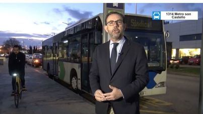 Una línea de autobús a Son Castelló para transportar sólo dos trabajadores