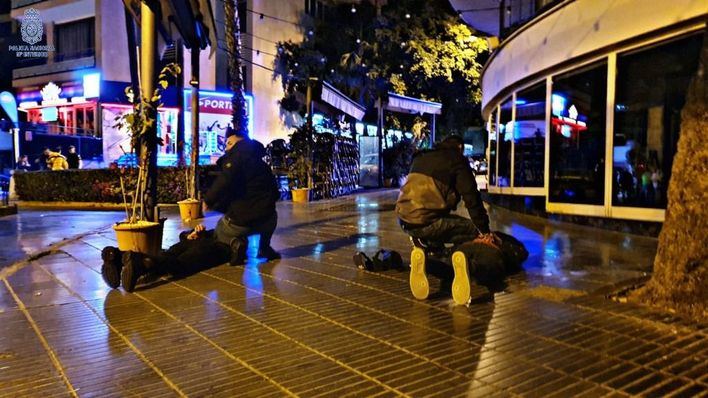 Doce detenidos en Palma durante el fin de semana, seis de ellos por robos 