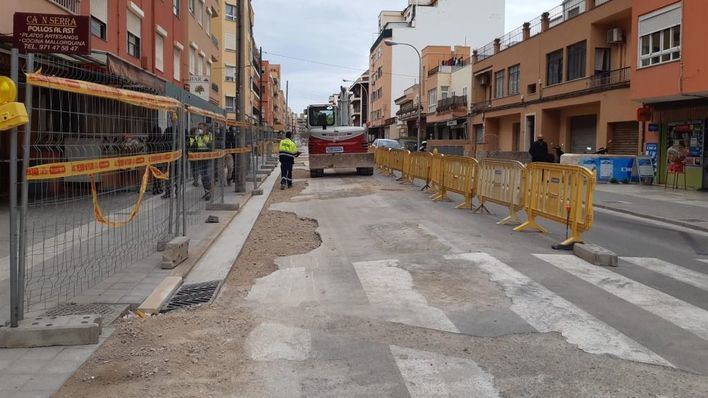 Cort ejecuta obras de reurbanización en la barriada del Rafal Vell