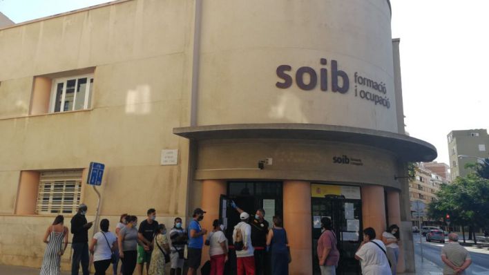 El paro sube un 24 por ciento en el primer trimestre del año en Baleares