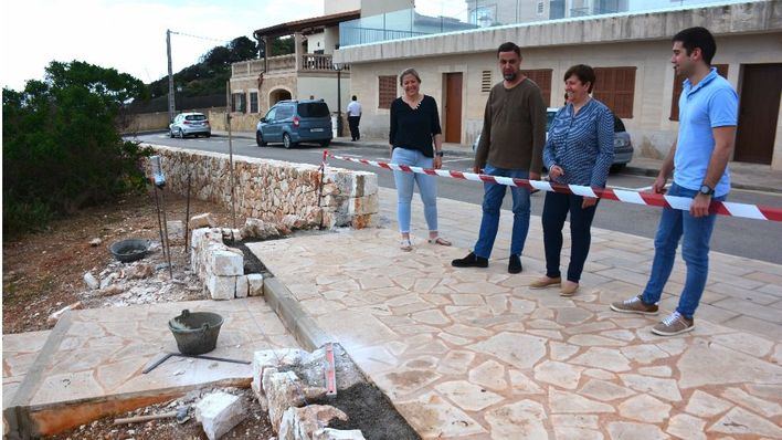 Santanyí lleva a cabo mejoras en el mirador de Cala Figuera