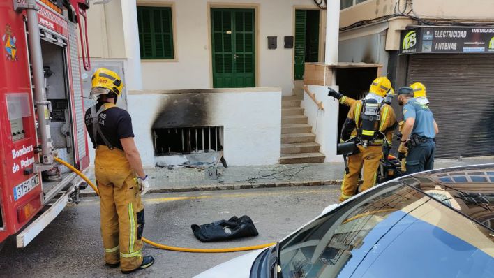 Incendio en un sótano de s´Arenal