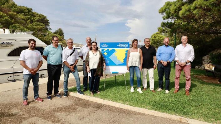 Armengol visita las reservas marinas de El Toro y Malgrats
