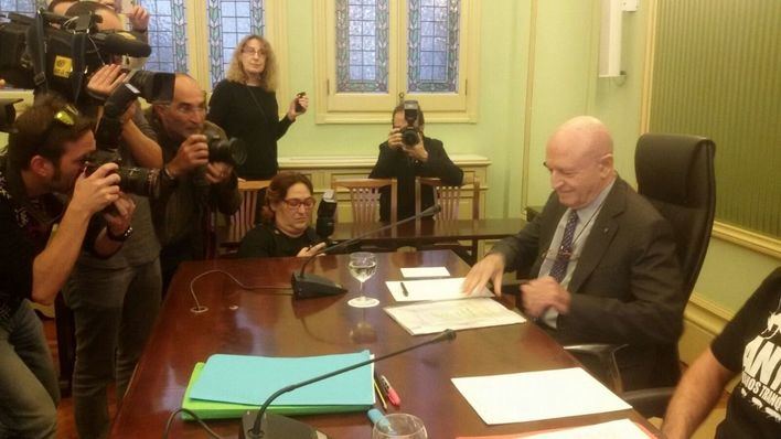 Abel Matutes compareció en la Comisión de Investigación de las autopistas de Ibiza.