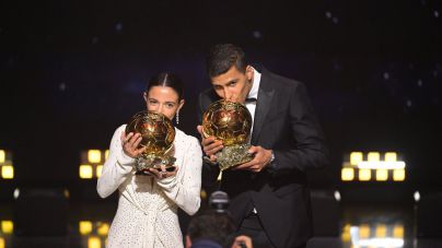 Noche histórica para el fútbol español: Rodri y Aitana ganan el Balón de Oro