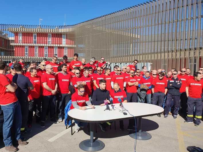 Los bomberos alertan de 'graves riesgos' para la ciudadanía por la gestión de Cort