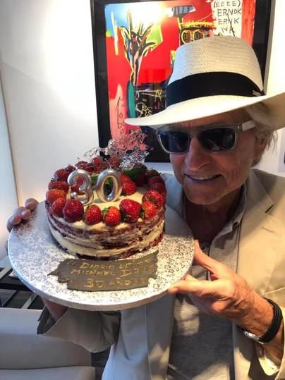 Michael Douglas celebra sus 30 años de idilio con Mallorca