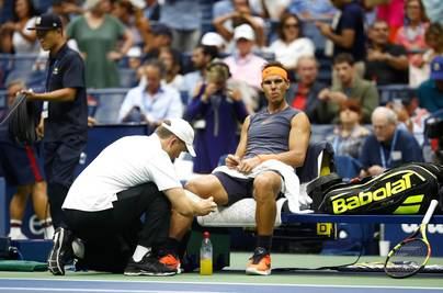 Nadal: "Odio retirarme, pero seguir un set más así hubiera sido demasiado"
