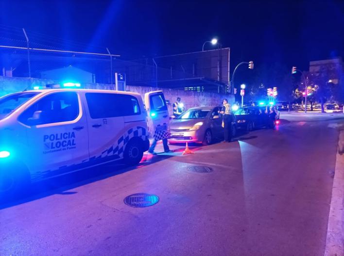 Denunciado por conducir borracho por la rotonda de Son Moix