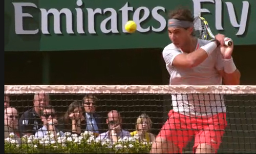 Por fin un partido plácido para Nadal