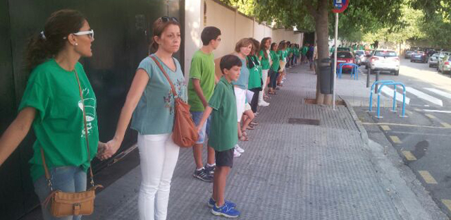 'Marea verde' frente al Consolat