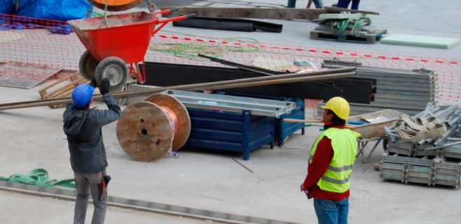 Las obras visadas suben un 6,49% 